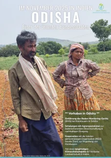 Flyer Boden-Monitoring-Gerät für Indien, Odisha